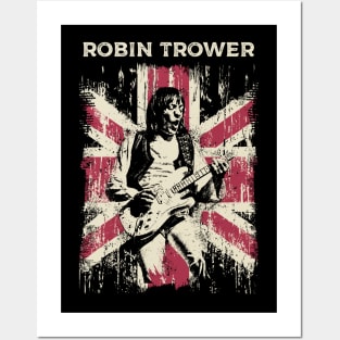 Vintage Distressed Robin Trower Posters and Art